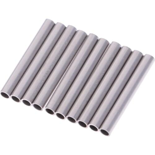 10pcs Silver Stainless Steel Straps Bracelets Tube Repalcement 20mm-26mm