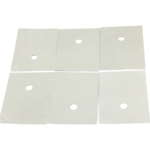 100PCS TO-220 Insulation Pads Silicone Heatsink Shim for Laptop CPU GPU GOOD