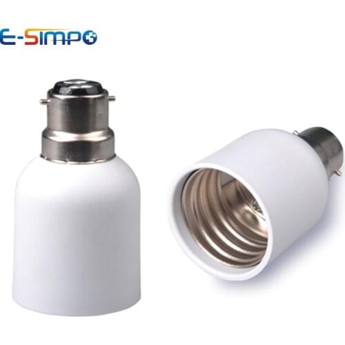 10pcs B22 To E39/E40 LED Highbay Flood Light Socket Adapter Bayonet To Mogul Base Bulb Holder Converter