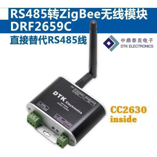 RS485 to ZigBee Wireless Module (1.6km Transmission, CC2630 Chip, Super) DRF2659C