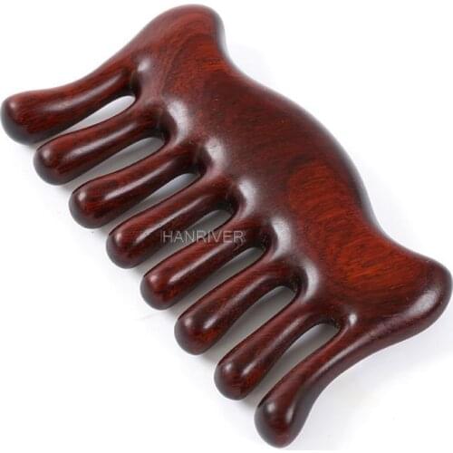 Wooden comb son sandalwood rosewood massage scalp meridian comb tooth double wide of the ministry of combing manual polishing