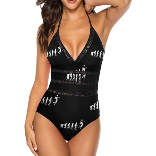 Evolution Of Man Swimsuit Whole Teenager Swimwear Fashionable Cute Bathing Onepiece Bathing Suit