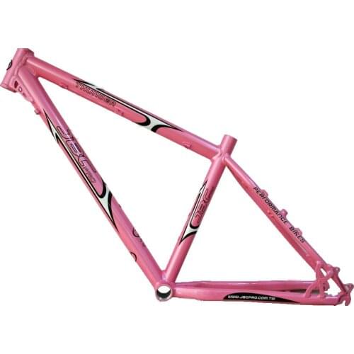 JBC THUNDER alloy MTB 26" frame 17" pink color V BRAKE DISC BRAKE