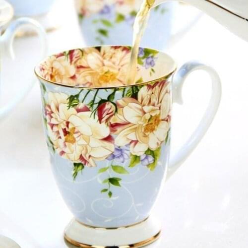 Ceramic Creative Fashion Coffee Milk Mugs Valentines Day Handle China Big Coffee Mug Simple Nordic Teacup Drinkware Gifts