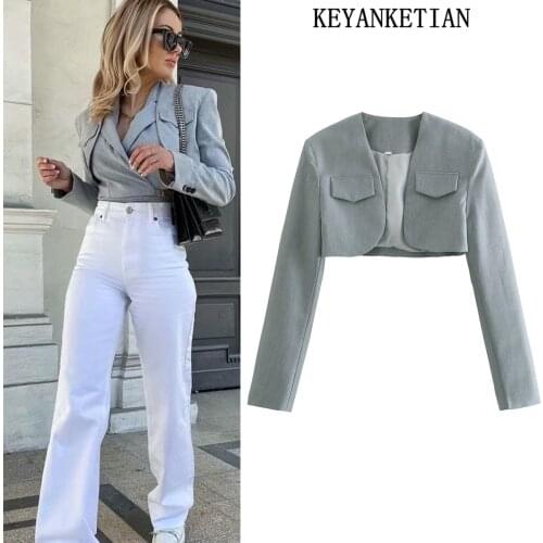 Женские пиджаки KEYANKETIAN China At AliExpress