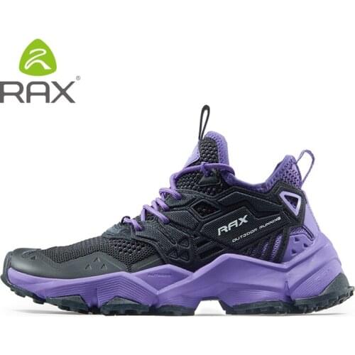 RAX Running Shoes Men&Women Outdoor Sport Shoes Breathable Lightweight Sneakers Air Mesh Upper Anti-slip Natural Rubber Outsole