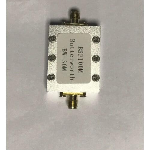 88-108m Band Stop Filter Passive Notch Filter Anti FM Interference Filter CNC Aluminum Alloy Shell