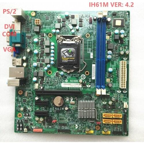IH61M VER: 4.2 Original Motherboard FOR Lenovo M4350 M4360 M435E M4380 M600T M72E IH61M VER: 4.2 (support 22NM/32NM CPU) DDR3