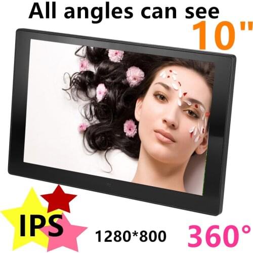 NEW 10 inch Screen IPS Backlight HD 1280*800 Digital Photo Frame Electronic Album Picture Music Movie Full Function Good Gift
