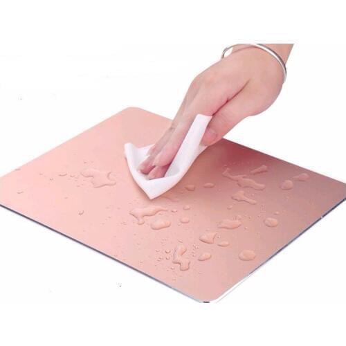 NEW Luxury Aluminum Metal GameWaterproof Mouse Pad PC Computer Laptop Gaming Mousepad for Apple MackBook sc2 dota 2 lol cf