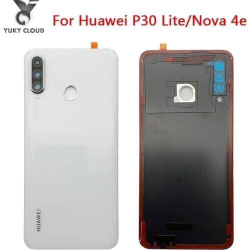 Original huawei P30 lite/Nova 4e Battery Cover For Hua Wei P30 lite/Nova 4e Replace the battery cover With camera cover P30Lite