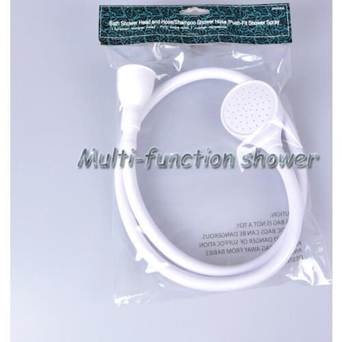 Portable Dog Cat Shower Head Multi-functional Tap Faucet Spray Drains Strainer Hose Sink Washing Hair Pets Bathing Head