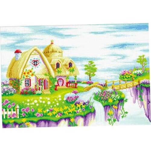 Dimensions Stamped Cross Stitch Kits Fairy Tale World 66x48cm / 26x19in