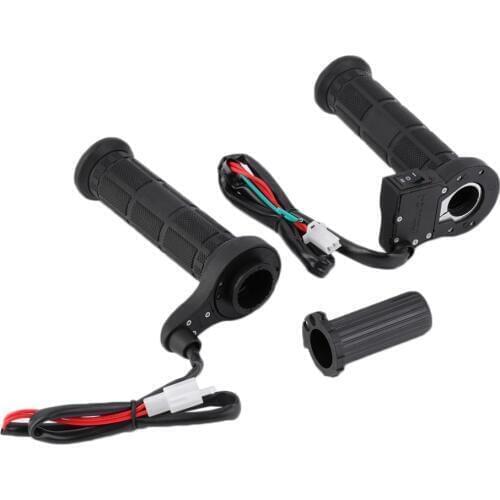 New 2pcs 22mm Motorcycle Electric Hot Heated Molded Grips Handle Handlebar Warmer Hot Selling