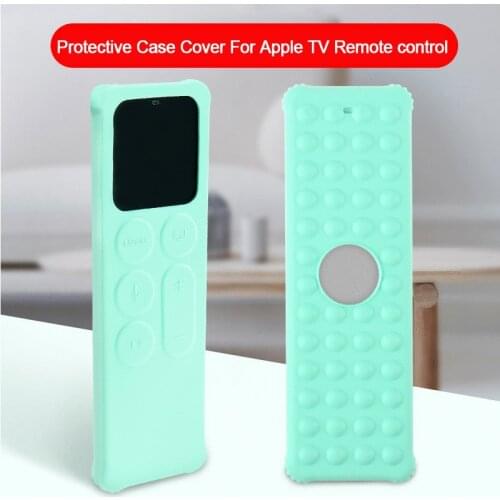 Silicone Protective Case Cover Skin For Apple TV 4th Remote Control Colorful Shockproof Shell Skin Sleeve