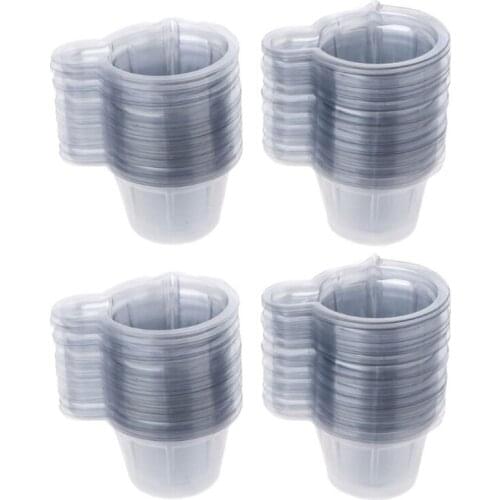 200Pcs 40ML Plastic Disposable Dispensing Cup Epoxy Resin Mixing Cups Resin Dispenser For DIY Epoxy Resin Jewelry Making