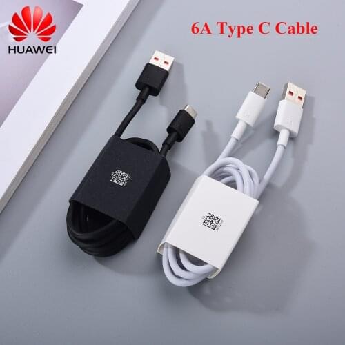 Huawei mate 40 P40 p30 pro 66W Super Charger 6A Fast charging Type C USB Cable For Nova 7 Nova 8 Se Mate 20 30 40 Honor 30 30S