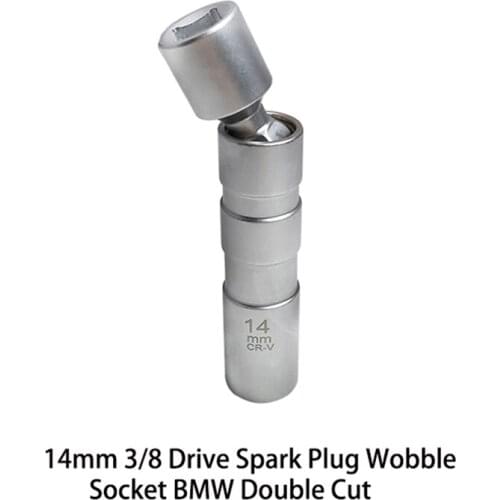 Universal 14mm Point Remover Wrench Magnetic Spark Plug Sleeve Socket Car Repair Spark Plug Sleeve, Universal Remover