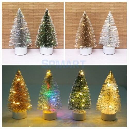 1/12 Dollhouse Miniature Christmas Decoration LED Light Christmas Tree Model Room Garden Life Scenes Decor Photograph Props