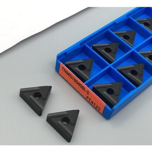 10PCS TNMG160408 L S FT4125 High Quality Carbide insert metal turning lathe tool CNC machine parts milling cutter lathe tools