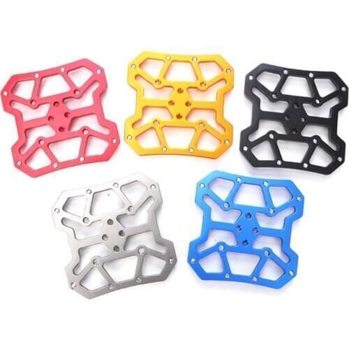 2pcs Aluminum Alloy Bicycle Clipless Pedal Platform Adapters for SPD KEO Pedals MTB Mountain Road Bike Accessories