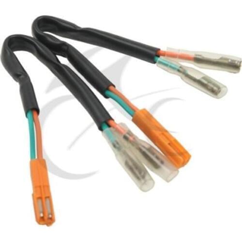 2x Turn Signal Wiring Adapter Plug For Honda CBR 600 CBR600 F2 F3 F4 F4I