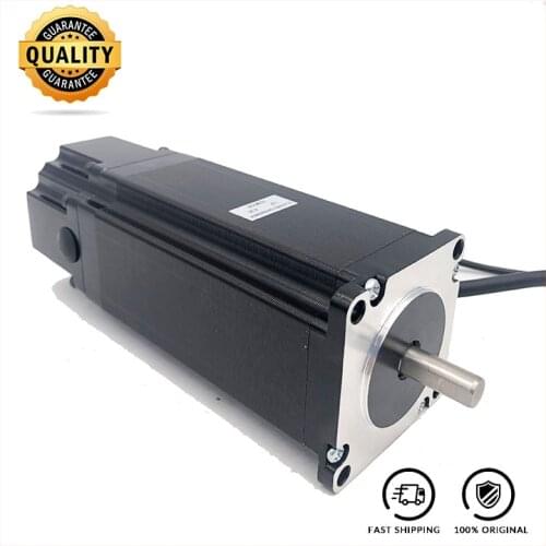 24VDC 2N Brake NEMA23 Stepper Motor 57mm Brake Stepper Motor 112mm Body Length CE ROHS CNC