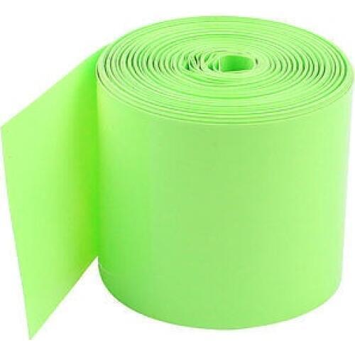 33Ft 10M 50mm Light Green PVC Heat Shrink Tube Wrap Cover for 2 x 18650 Battery