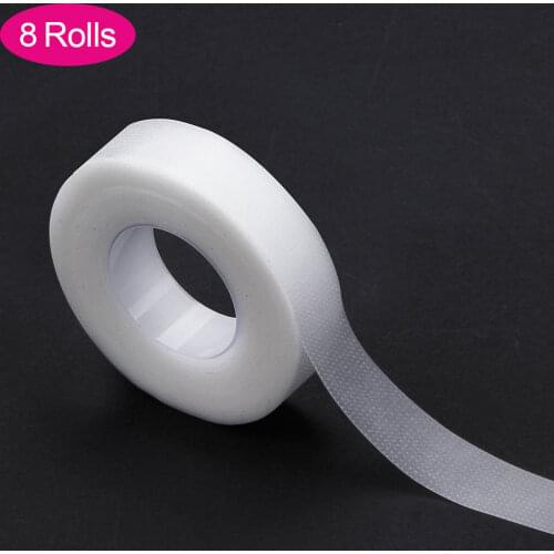 8 Rolls Professional Eyelash Extension Tape Individual False Eyelashes Granting Makeup Tool Micropore Medical Under Eye Stickers