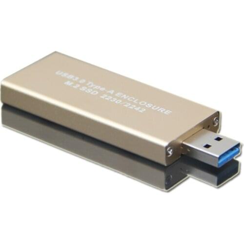 M.2/NGFF to USB3.0 Type-A adapter card NGFF SSD to USB3.0 mobile hard disk adapter box