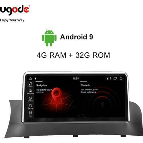 Ugode Android9.0 For BMW X3 F25/X4 F26 Car Multimedia Player GPS Navigation 10.25 Inches Screen Monitor (2011-2017) Car Player