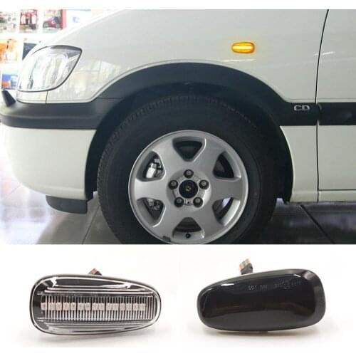 2PCS Car LED Dynamic Blinker Turn Signal Light Side Marker Lamp For Opel Zafira A 1999-2005 Astra G 1998-2009