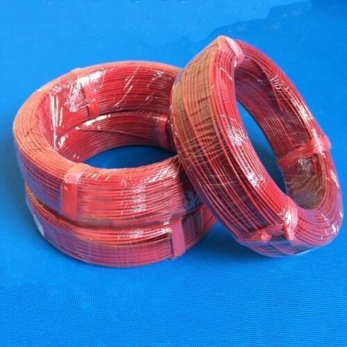 Free shipping 100M silicone 6k heating cable Underfloor carbon fiber heating cable electric Red Poultry Farming