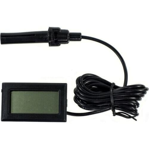 Digital LCD Indoor Temperature Humidity Meter Thermometer Hygrometer With Probe