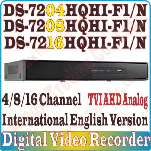 Eng-Firmware DS-7204/7208/16HQHI-F1/N 3MP TVI HD DVR DS-7204HQHI-F1/N DS-7208HQHI-F1/N DS-7216HQHI-F1/N HD-TVI/AHD/Analog Camera