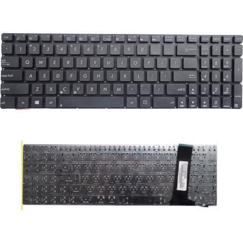 SSEA New US Keyboard For ASUS N56 N56V N56VM N56VZ N56SL N56DP N56JN N56JR N56VB N56VJ black Keyboard Free Shipping