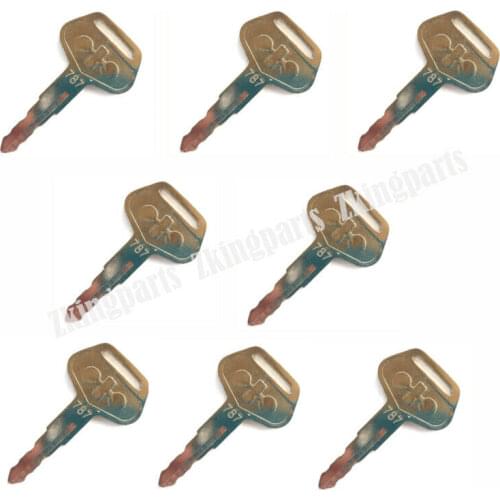 8pcs Key 787 Fit for Komatsu Heavy Equipment Excavator Dozer Loader