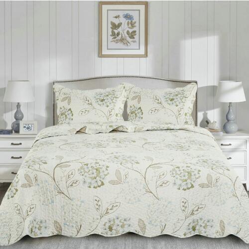 3 pcs Quilted Polyester Bedding Set Luxury Winter Bed Sheet Cover Anti-pilling Comforter Set Microfiber Summer Quilt Bedspreads