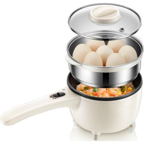 Electric cooker multi-function home student dormitory cooking pot small electric steamer for 1-2 person mini electric skillet