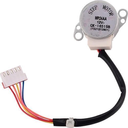 MP24AA 12V step swing flap motor Air conditioner parts cabinet machine swing blade pilot synchronous motor