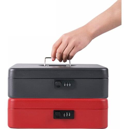 Portable Combination Password keyless Safe Money Jewelry Storage Collection Box with Compartment Tray Lockable Security Case XL