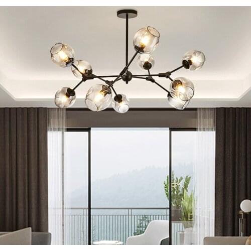 Modern Minimalism LED Chandelier Nordic Living Room And Bedroom Kitchen Restaurant Fixture Pendant Lamp Home Decoration Lighting