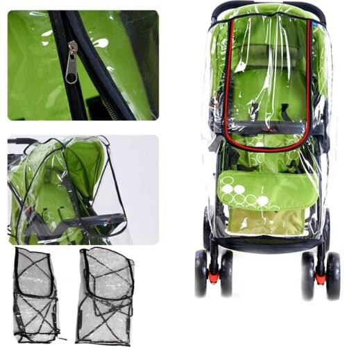 83XC Universal Waterproof Rain Cover Wind Dust Shield Canopy Baby Strollers Pushchair