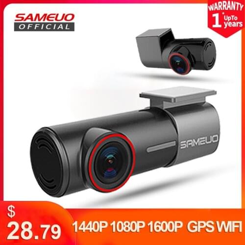 Sameuo U700 видеорегистратор передняя и задняя FHD 1080P автомобильная камера DVR WiFi видеорегистратор 24H режим парковки
