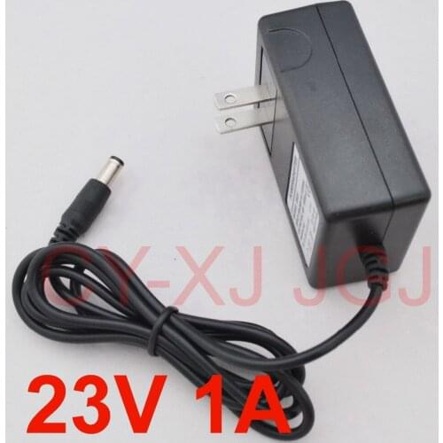 1PCS High quality DC 23V 1A AC 100V-240VConverter Switching power adapter 1000mA Supply US Plug DC 5.5mm x 2.1-2.5mm