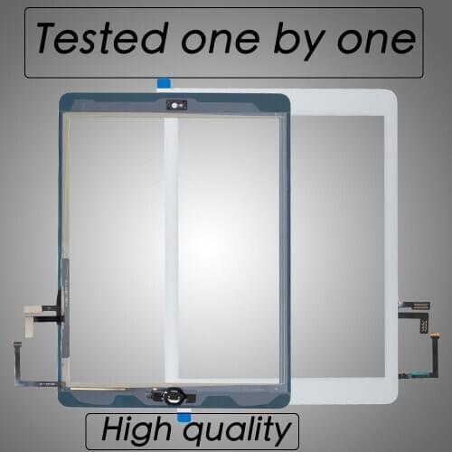 10pcs/lot By DHL For iPad Air 1 Touch Screen Digitizer Outer Glass Panel Repait Parts A1474 A1475 A1476