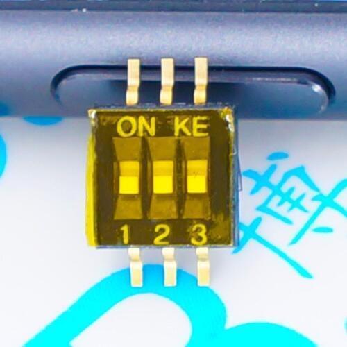 100Pcs/Lot 1.27 Patch 3 Bit Original Imported Dshp03Tsger 1.27Mm 3 Road Toggle Switch
