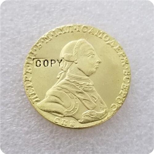 1762 Russian 10 roubles gold Copy Coin commemorative coins-replica coins medal coins collectibles