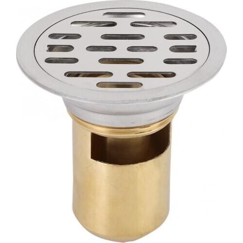 Bathroom Shower Accessories Stainless Steel Shower Floor Bathroom Drainage Gully Leakage Round 7.5cm
