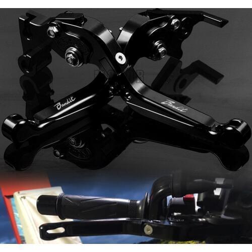 CNC Aluminum Motorcycle Fold Brake Clutch Levers For Suzuki Bandit GSF1200 1996-2000 1997 1998 1999 Adjustable Folding GSF 1200
